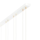Glam 4 pendant lamp – White, opal – photo 6