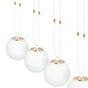 Glam 4 pendant lamp – White, opal – photo 7