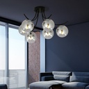 Boston 6 ceiling lamp – graphite – photo 4