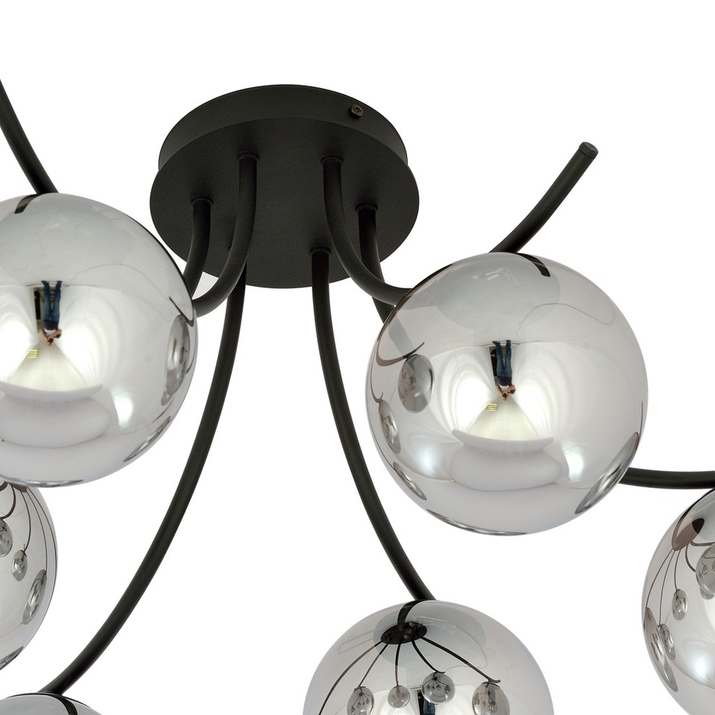 Boston 6 ceiling lamp – graphite – photo 6