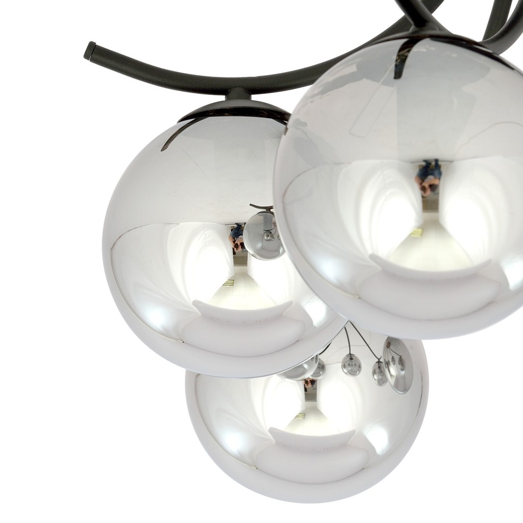 Boston 6 ceiling lamp – graphite – photo 7