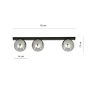 Fit 3 ceiling lamp – graphite – photo 3