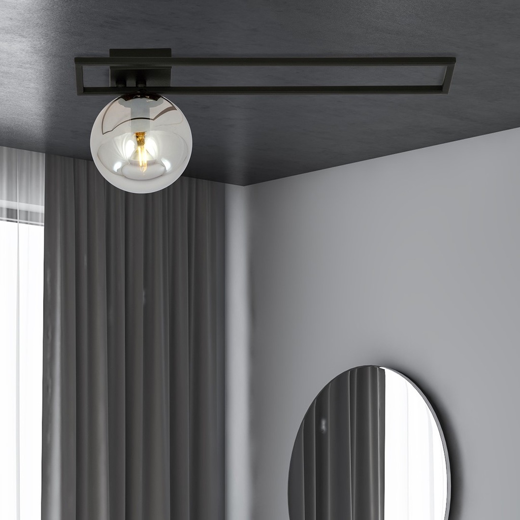 Imago 1C ceiling lamp – graphite – photo 5