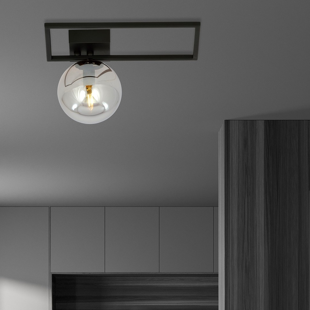 Imago 1D ceiling lamp – graphite – photo 6