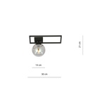 Imago 1D ceiling lamp – graphite – photo 8