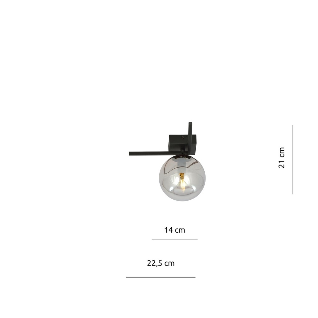 Imago 1G ceiling lamp – graphite – photo 10