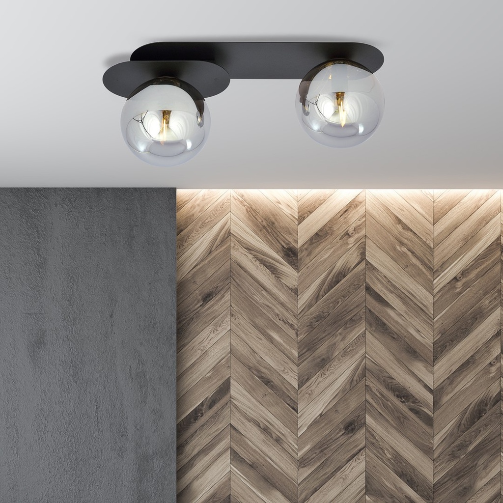 Plaza 2 ceiling lamp – graphite – photo 5