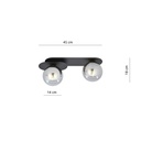 Plaza 2 ceiling lamp – graphite – photo 7