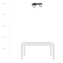 Plaza 2 ceiling lamp – graphite – photo 8