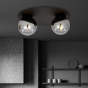 Solar 2 ceiling lamp – graphite – photo 4