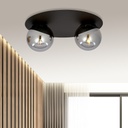 Solar 2 ceiling lamp – graphite – photo 5