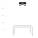 Solar 2 ceiling lamp – graphite – photo 7