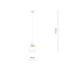 Ajax 1 pendant lamp – White – photo 5