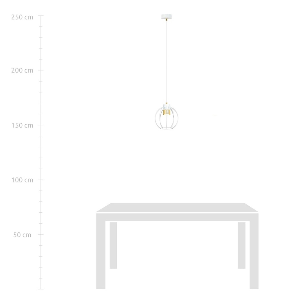 Ajax 1 pendant lamp – White – photo 6