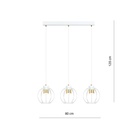 Ajax 3 pendant lamp – White – photo 5