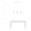 Ajax 3 pendant lamp – White – photo 6