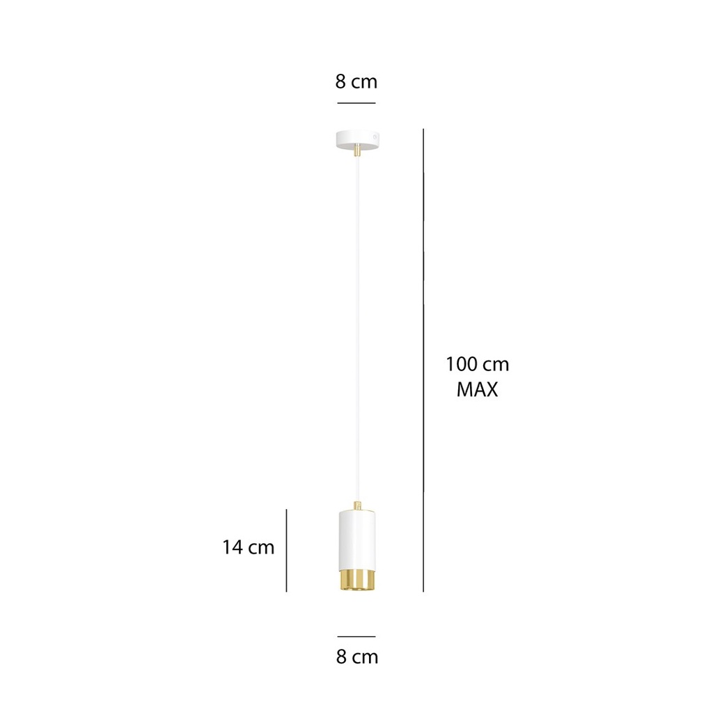 Fumiko pendant lamp 1 – Gold – photo 9