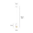 Fumiko pendant lamp 1 – Gold – photo 9