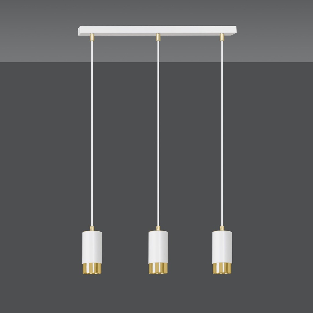 Fumiko 3 pendant lamp – Gold – photo 3