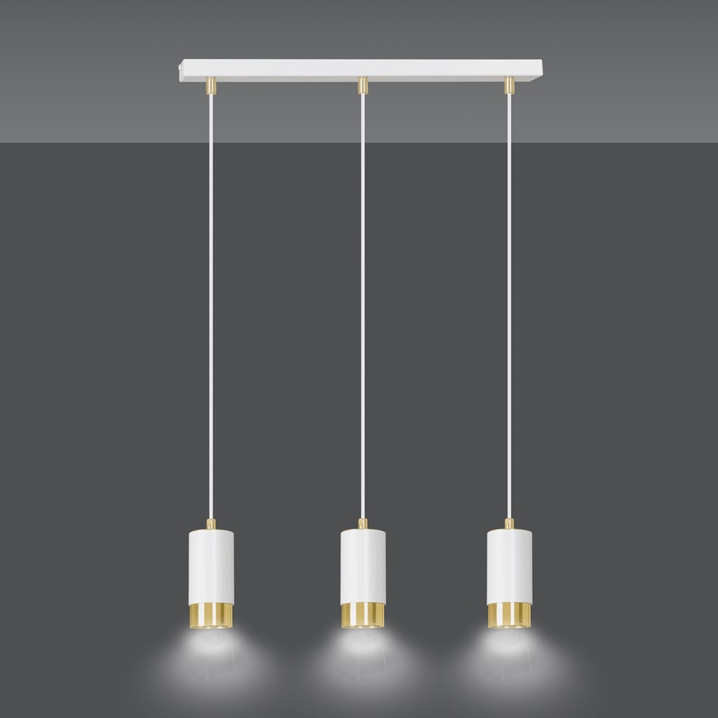 Fumiko 3 pendant lamp – Gold – photo 4
