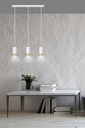 Fumiko 3 pendant lamp – Gold – photo 5