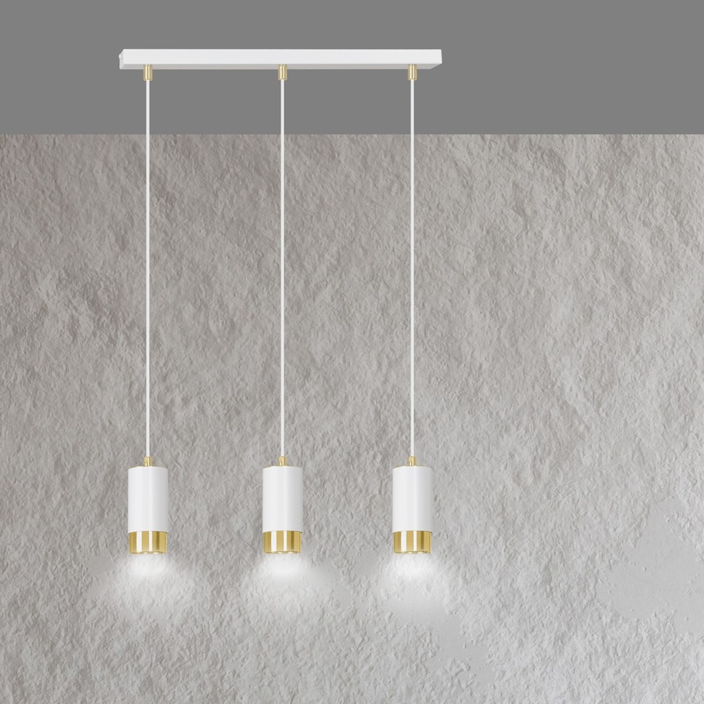 Fumiko 3 pendant lamp – Gold – photo 6