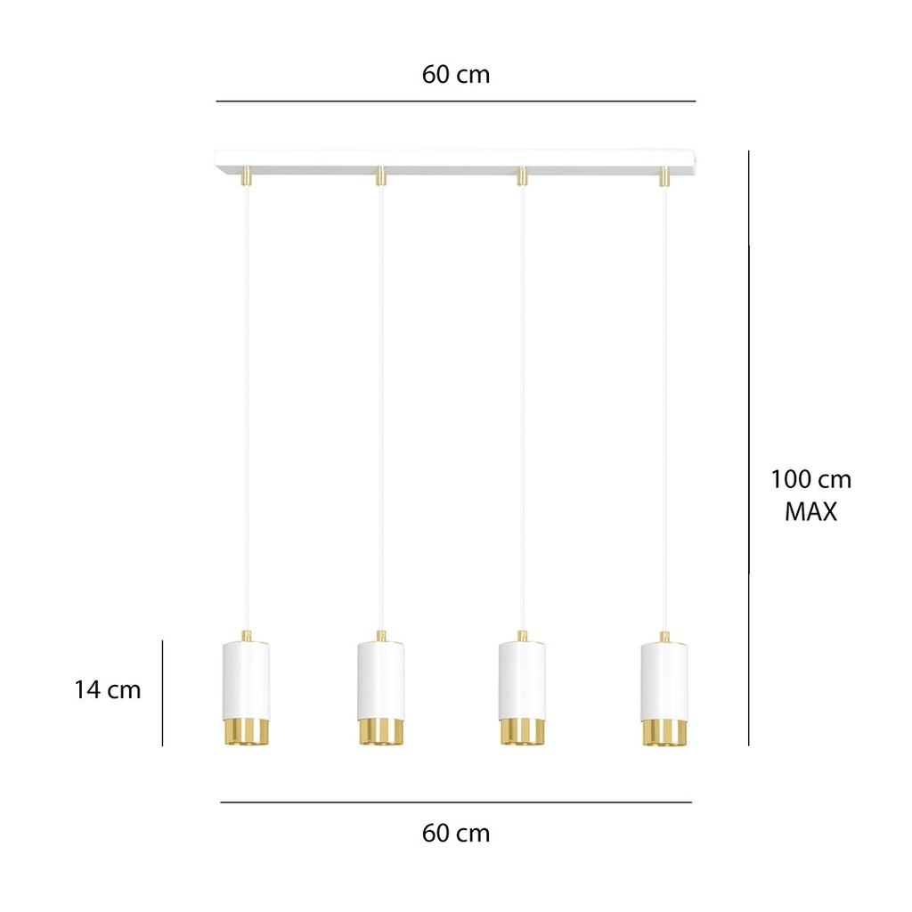 Fumiko pendant lamp 4 – Gold – photo 9