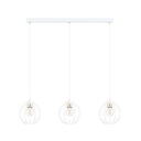 Gino 3 pendant lamp – White – photo 3