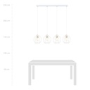 Gino 4 pendant lamp – White – photo 6