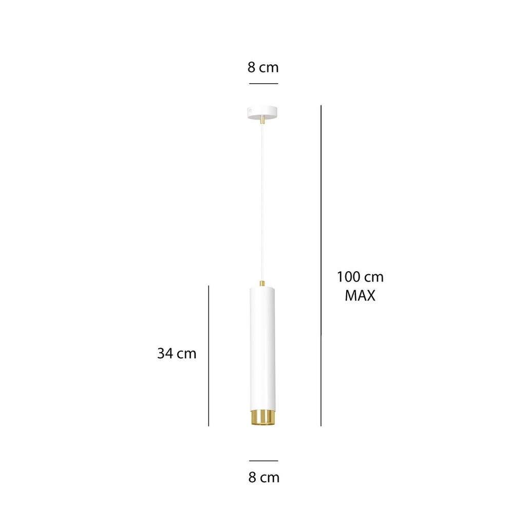 Kibo pendant lamp 1 – Gold – photo 9