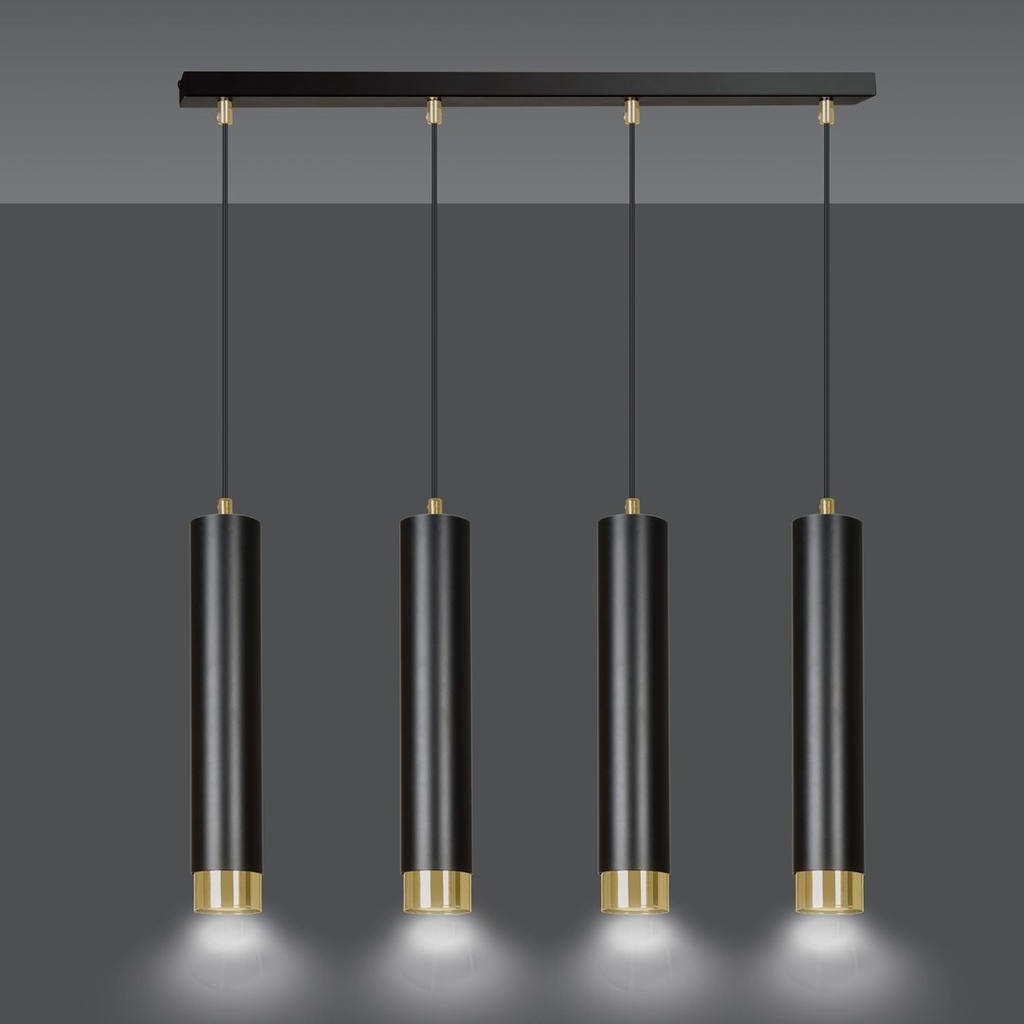 Kibo 4 pendant lamp – Gold – photo 4