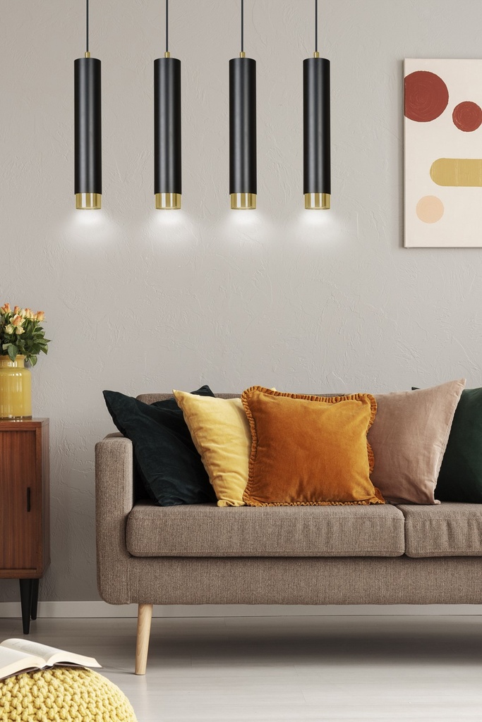 Kibo 4 pendant lamp – Gold – photo 5