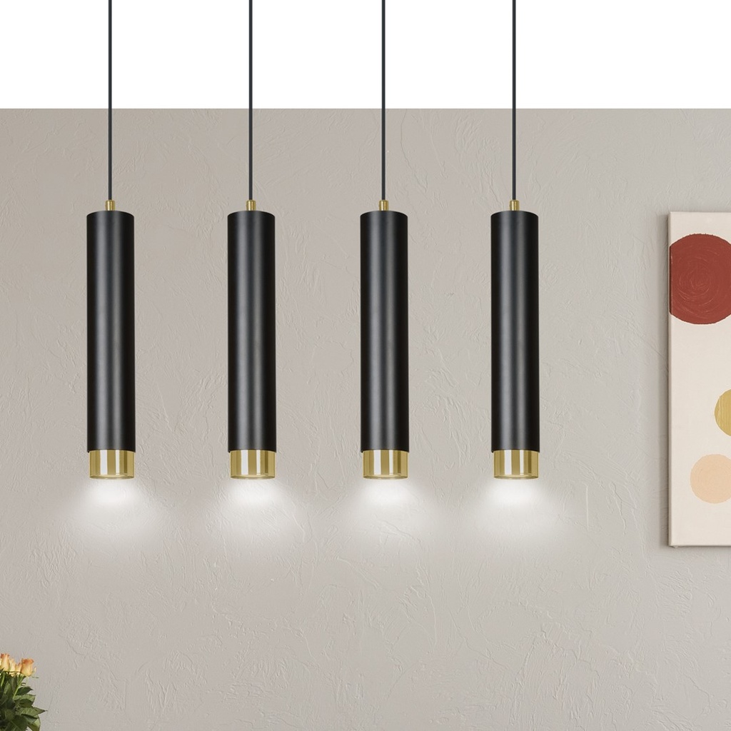Kibo 4 pendant lamp – Gold – photo 6