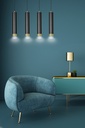 Kibo 4 pendant lamp – Gold – photo 7