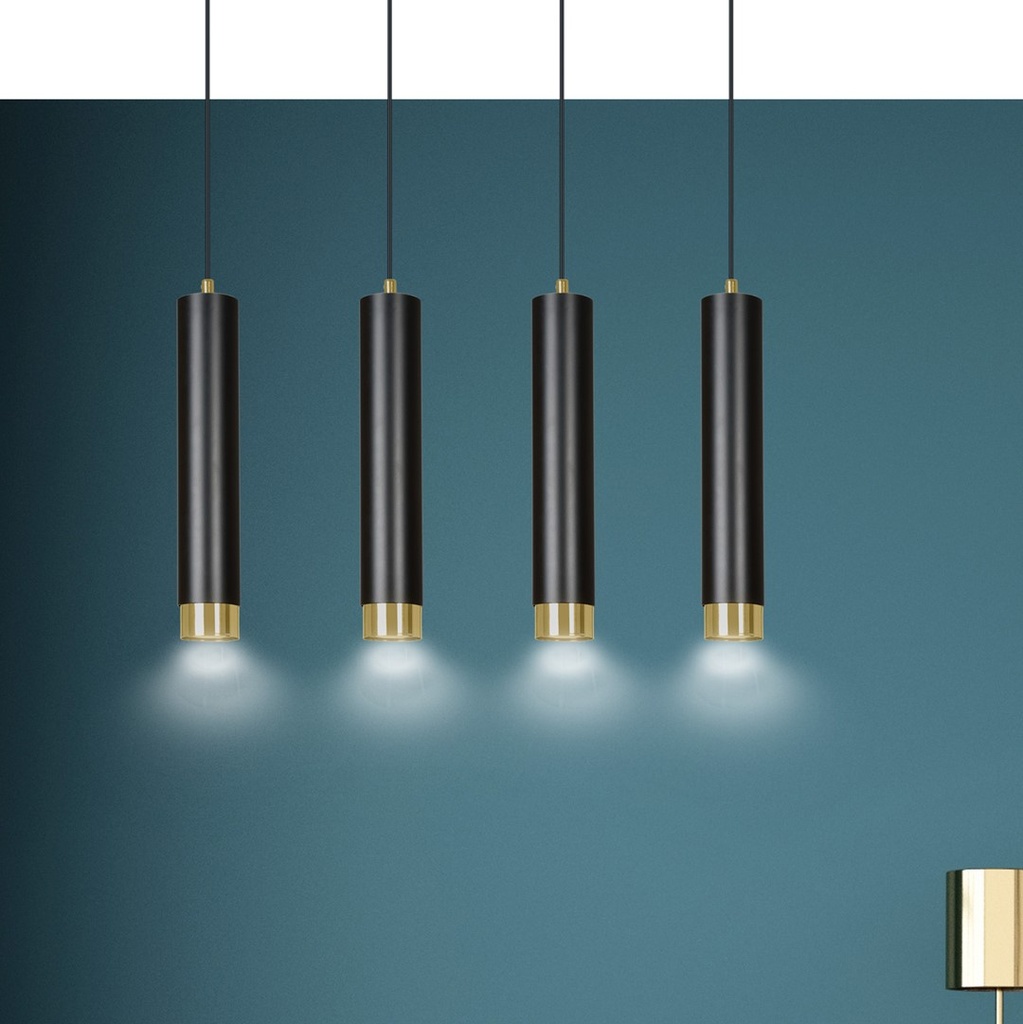 Kibo 4 pendant lamp – Gold – photo 8