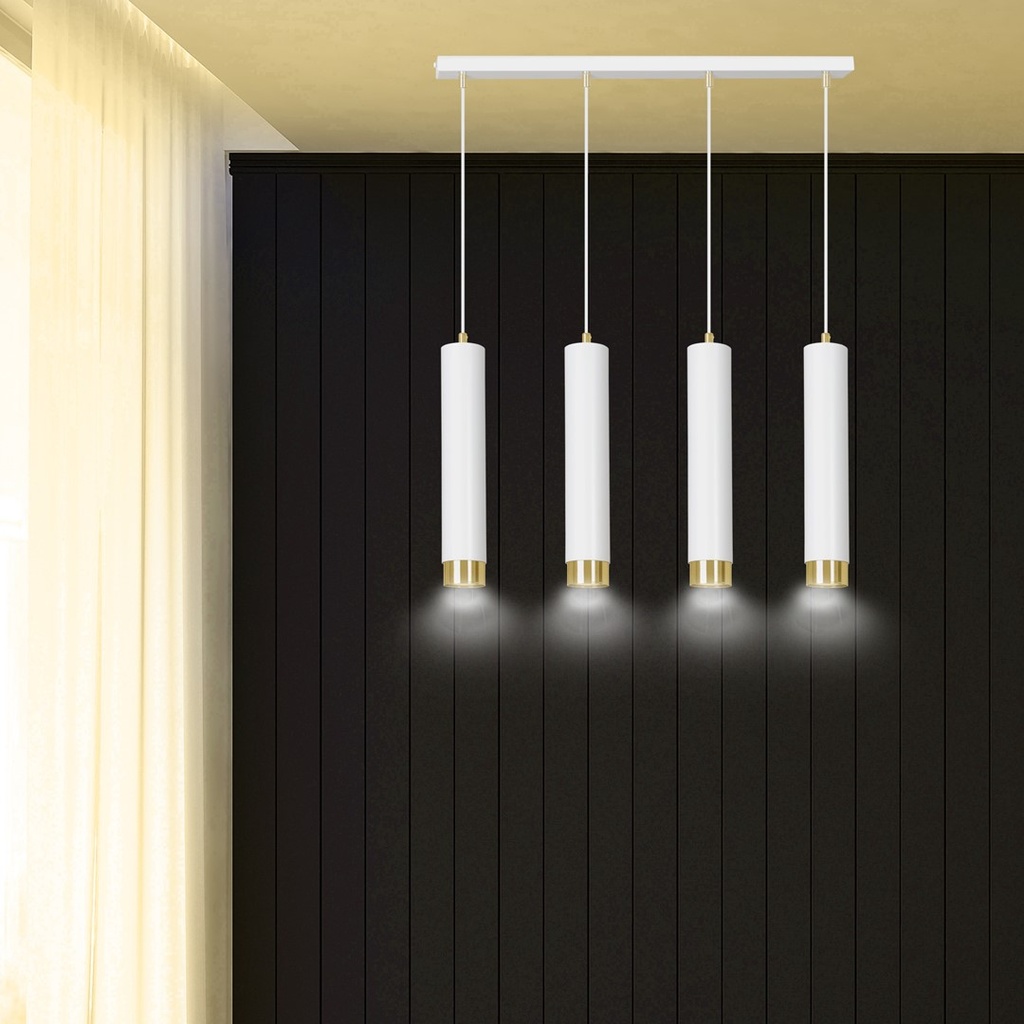 Kibo 4 pendant lamp – Gold – photo 8