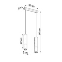Suspension LOOPEZ 2 – Or – photo 5