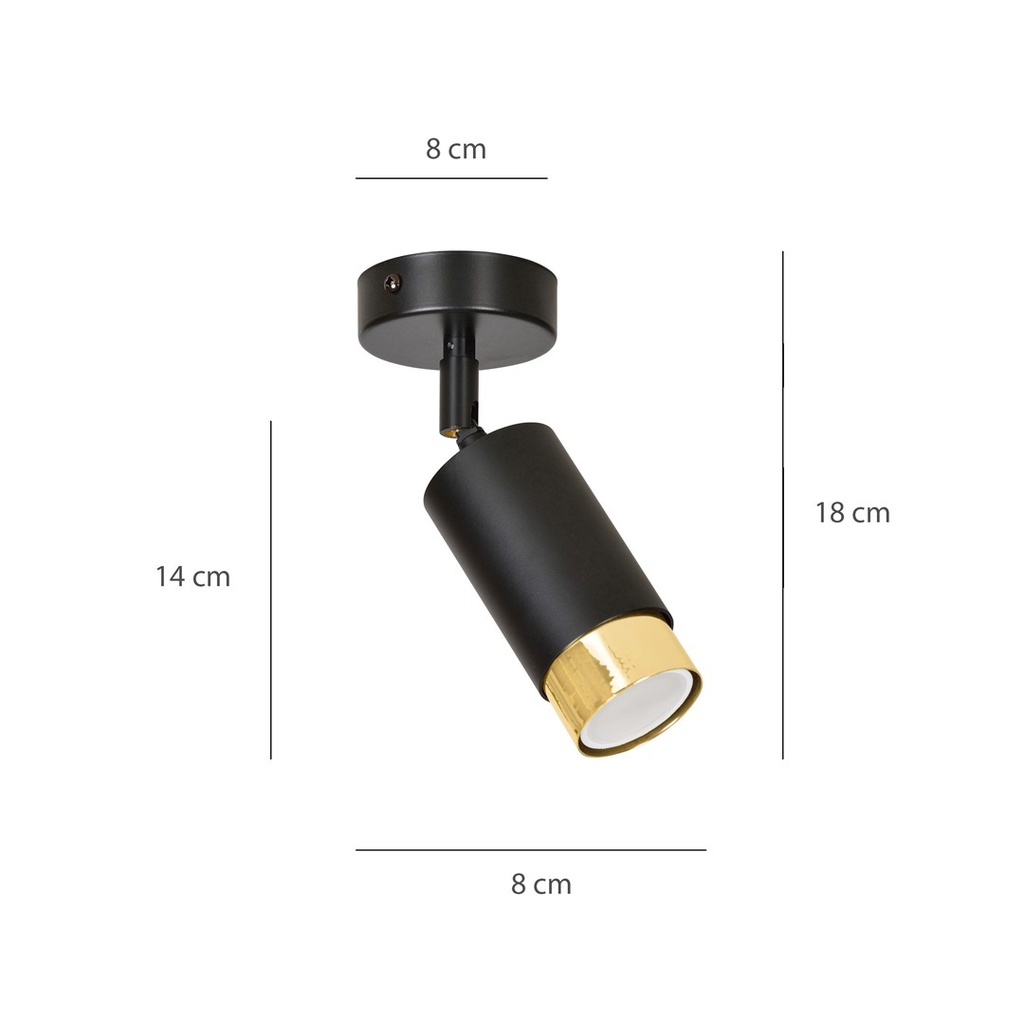 Hiro 1 ceiling lamp – Gold – photo 9