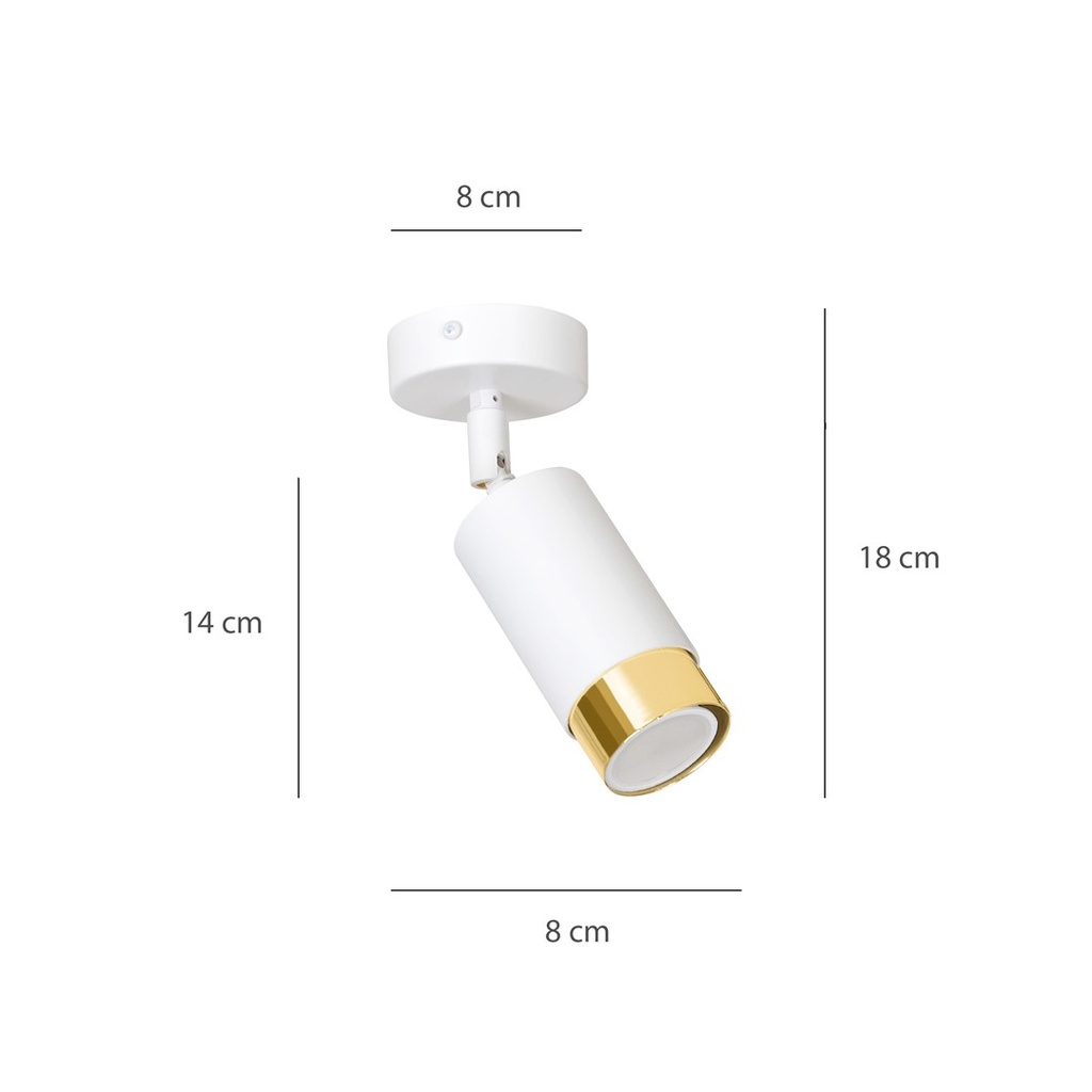 Hiro 1 ceiling lamp – Gold – photo 9