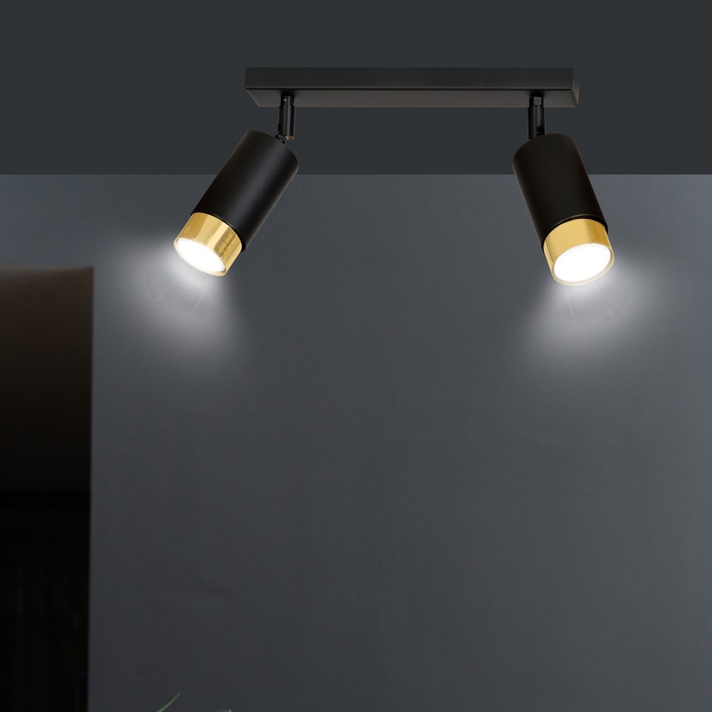 Hiro 2 ceiling lamp – Gold – photo 8