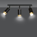 Hiro 3 ceiling lamp – Gold – photo 4