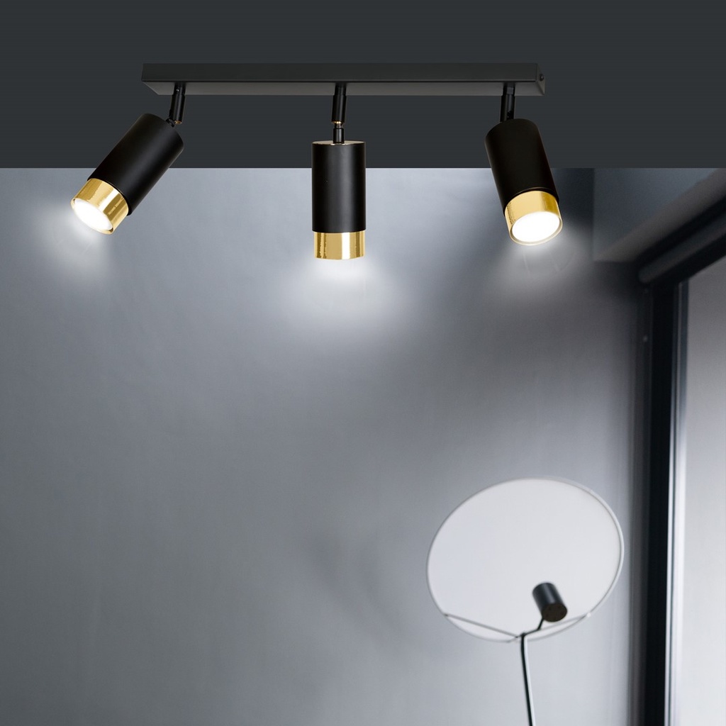Hiro 3 ceiling lamp – Gold – photo 6
