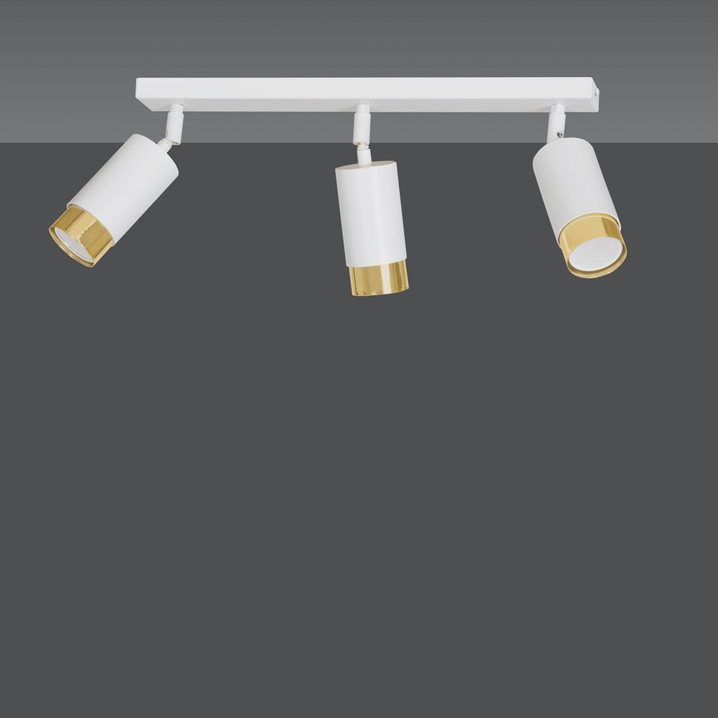 Hiro 3 ceiling lamp – Gold – photo 3