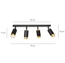 Hiro 4 ceiling lamp – Gold – photo 9