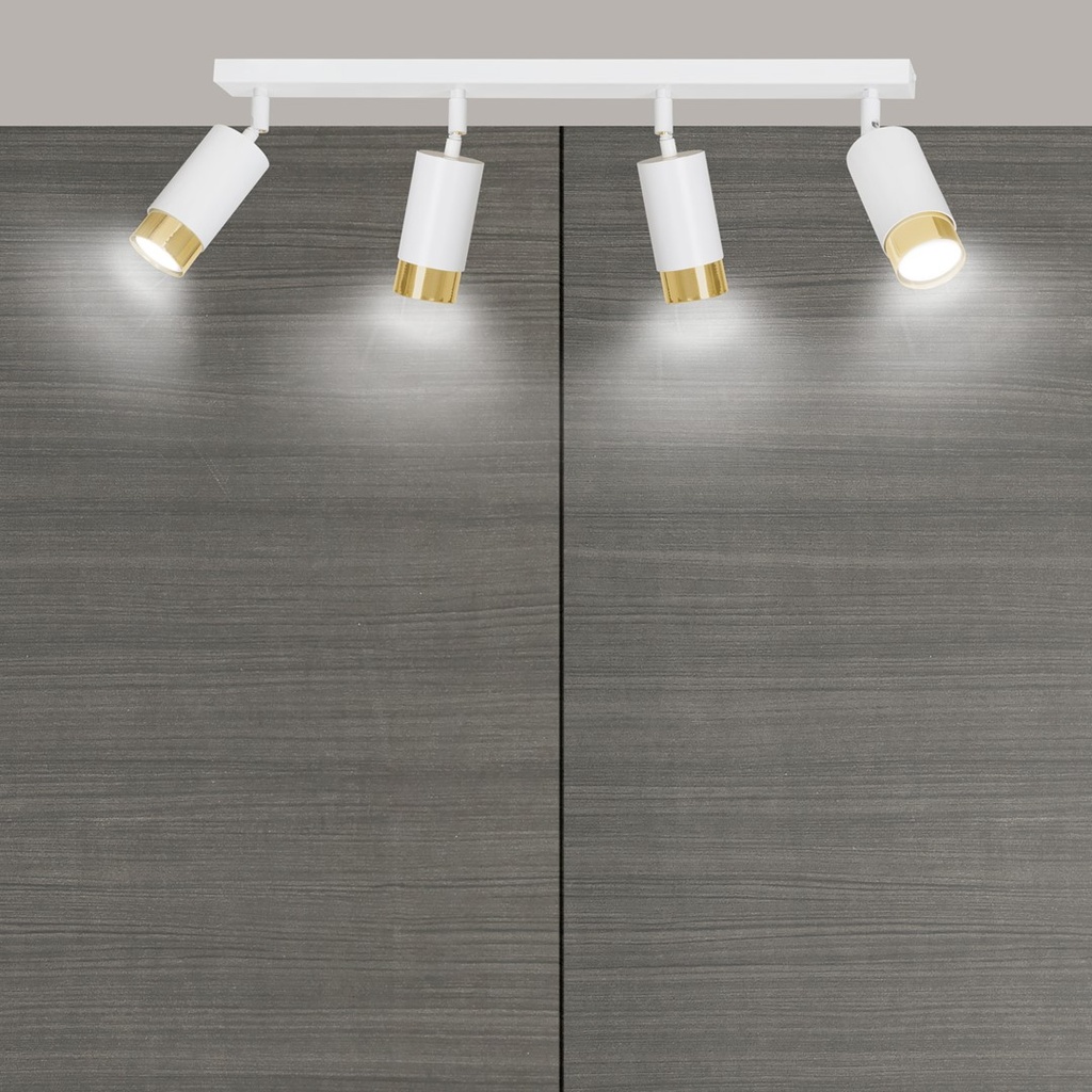 Hiro 4 ceiling lamp – Gold – photo 6