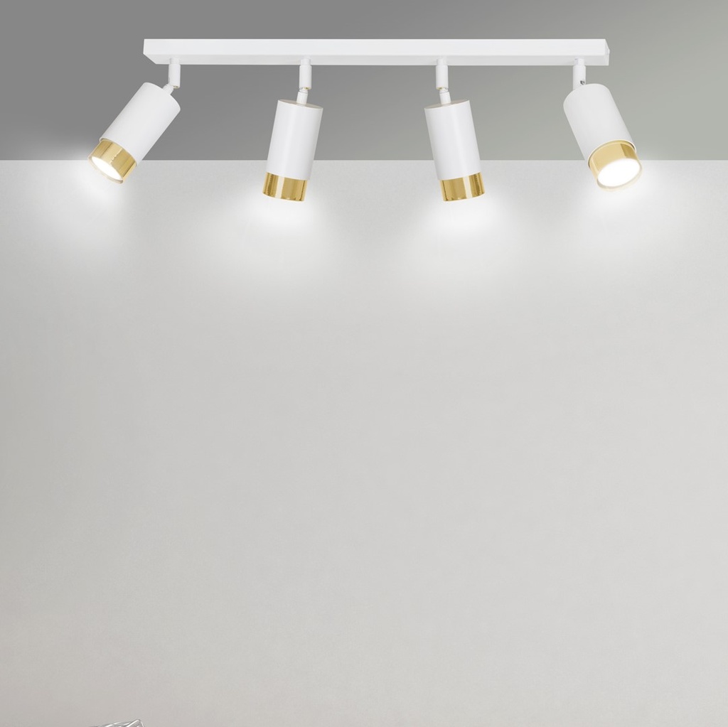 Hiro 4 ceiling lamp – Gold – photo 8