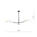 Lotus 2 ceiling lamp – White – photo 7