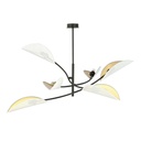 Lotus 6 ceiling lamp – White – photo 3