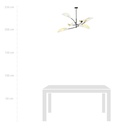 Lotus 6 ceiling lamp – White – photo 8