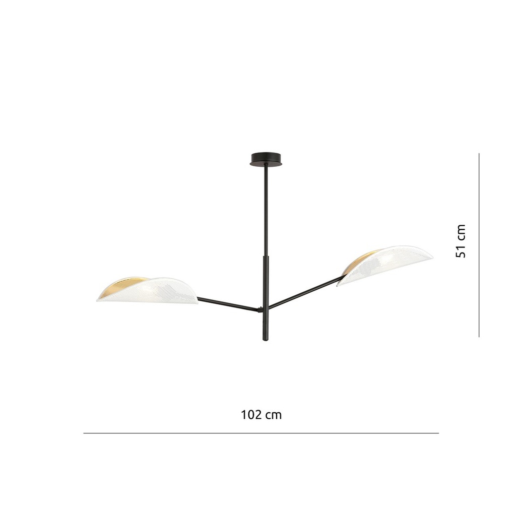 Vene 2 ceiling lamp – White – photo 7